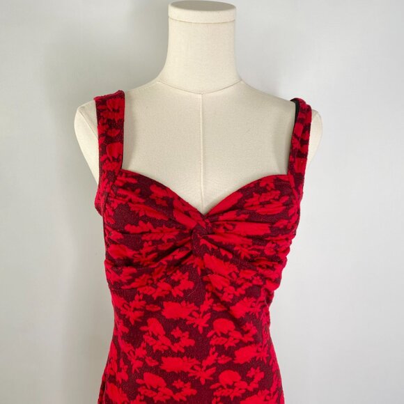 Candie’s - Red Floral Pin-up Dress - Picture 5 of 7